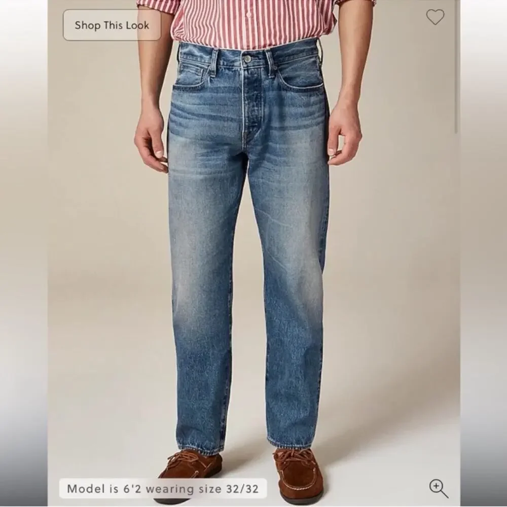 J.Crew Classic jean in medium wash Japanese selvedge denim 31/30